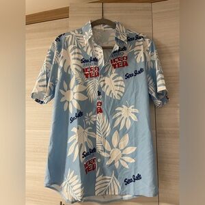 Sea Isle Spiked Iced Tea Hawaiian button down shirt